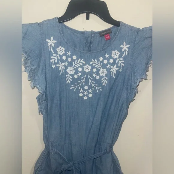 Blue Vince Camuto jumpsuit. - Picture 3 of 5